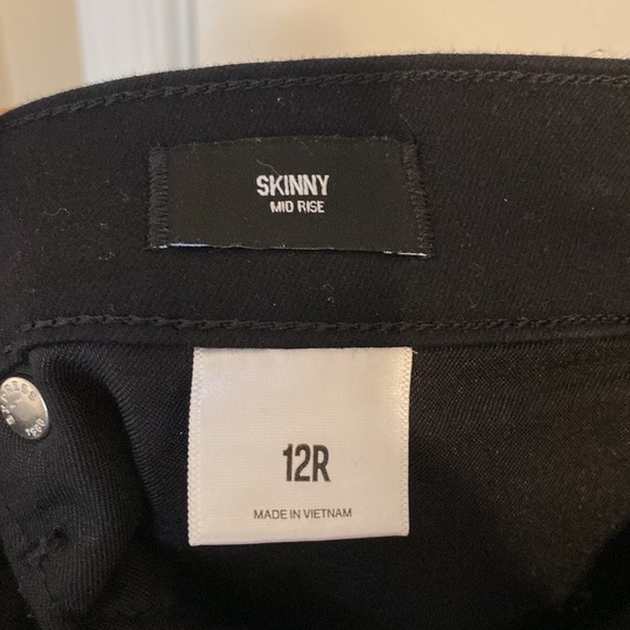 Express Women’s Black Jeans Skinny Mid Rise Size 12R - Picture 4 of 4